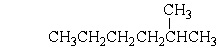 Which of the following structures is a constitutional isomer of 2-Methylheptane? A)    B)    C)    D)   