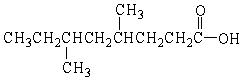What is the IUPAC name of the molecule below?   A)  octanoic acid B)  6-ethyl-4-methylhexanoic acid C)  4,6-dimethyloctanoic acid D)  3,5-dimethyloctanoic acid