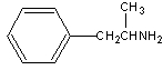 The structure of amphetamine is shown.   Amphetamine is a ___ amine. A)  1<sup>o</sup> B)  2<sup>o</sup> C)  3<sup>o</sup> D)  4<sup>o</sup>