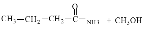 The products of the hydrolysis reaction below are   A)    B)    C)    D)   