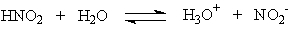 In the reaction:   The conjugate acid of water is ___. A)  HNO<sub>2</sub> B)  H<sub>2</sub>O C)  H<sub>3</sub>O<sup>+</sup> D)  NO<sub>2</sub><sup>-</sup>