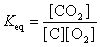 The equation:   has the following equilibrium constant expression. A)    B)    C)    D)   
