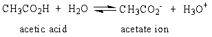 The K<sub>a</sub> for the reaction of acetic acid and water shown below is 1.8 x 10<sup>-5</sup>.   Which of the following statements is true at pH 7? A)  there is much more acetic acid than acetate ion B)  there is more acetate ion than acetic acid C)  the concentration of acetate ion is equal to that of acetic acid D)  the pH is lower than pK<sub>a</sub> of acetic acid