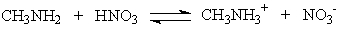 In the following equation, identify the acid, base, conjugate acid, and conjugate base.   