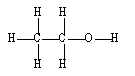 If ethene (H<sub>2</sub>C=CH<sub>2</sub>)  were to react with water in an acid solution (H<sup>+</sup> present) , the result would be which of the following? A)    B)    C)    D)   