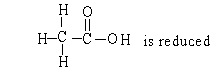 In the reaction below:   A)  CH<sub>3</sub>CH<sub>2</sub>OH is oxidized B)  CH<sub>3</sub>CH<sub>2</sub>OH is reduced C)    D)  CH<sub>3</sub>CH<sub>2</sub>OH in neither oxidized nor reduced