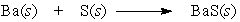 Barium and sulfur react to produce barium sulfide. What is the role of barium in this reaction?   A)  Barium is not affected by the processes of the chemical reaction. B)  Barium is being reduced. C)  Barium serves as the reducing agent. D)  Barium is the oxidizing agent.