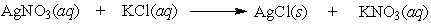According to the following equation, what mass of silver nitrate would be required to react with 0.500 grams potassium chloride?   A)  0.500 g B)  1.14 g C)  85.0 g D)  170 g