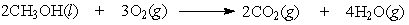 Methanol burns in air according to the equation below. How many grams of methanol can be burned by 10 grams of oxygen?   A)  2 g B)  7 g C)  10 g D)  20 g