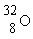 Which is the proper notation for the oxygen isotope with atomic number 8 and a mass number of 16? A)    B)    C)    D)   