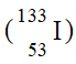 Which of the following is an isotope of iodine-131? A) B) C) D)