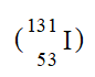 Which of the following is an isotope of iodine-131? A) B) C) D)
