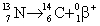 Which equation below correctly depicts nitrogen-13 emitting a positron? A)    B)    C)    D)   