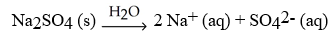 <strong>Which of the following equation is a correct balanced hydration equation for the hydration of Na<sub>2</sub>SO<sub>4</sub>?</strong> A)   B)   C)   D)   <div style=padding-top: 35px> 