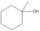This molecule represents a tertiary alcohol:    