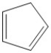 Which one of these skeletal structures is not a cycloalkane? A)    B)    C)    D)   