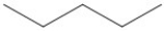 What is the correct skeletal structure for hexane? A)    B)    C)    D)   