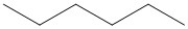 What is the correct skeletal structure for hexane? A)    B)    C)    D)   