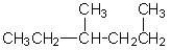 Which of the following is the correct structure for 2,3-dimethyl pentane? A)    B)    C)    D)   
