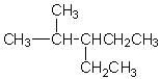 Which of the following is the correct structure for 2,3-dimethyl pentane? A)    B)    C)    D)   
