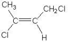 <strong>Which of the following is cis-2,3-dichloro-2-butene?</strong> A)   B)   C)   D)   <div style=padding-top: 35px> 