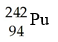 <strong>When Americium-242 loses a beta particle the product of this process is:</strong> A) B) C) D)