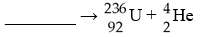 Complete the following equations with the symbol for the atom or particle represented by the blank space. Show the mass numbers and atomic numbers of the isotopes formed or the symbols of the subatomic particles: A)   B)   C)   D)   E)   F)   G)  