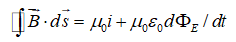 Which of the following equations can be used to show that magnetic field lines form closed loops? A)   B)    C)   D)   E)  none of these