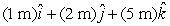 <strong>A particle goes from x = -2 m, y = 3 m, z = 1 m to x = 3 m, y = -1 m, z = 4 m. Its displacement is:</strong> A) B) C) D) E)