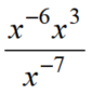 Simplify and write using positive exponents only. - 