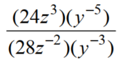 Simplify and write using positive exponents only. - 