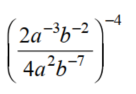 Simplify. Write answers using positive exponents only. - 