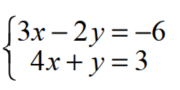 Solve each system by graphing. - 