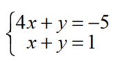 Solve each system by graphing. - 