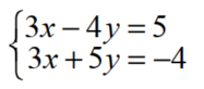 Use the elimination method to solve each system of equations - 