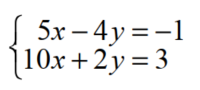 Use the elimination method to solve each system of equations - 
