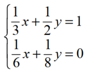 Use the elimination method to solve each system of equations - 