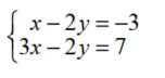 Use matrices to solve each system of linear equations. - 