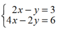 Use matrices to solve each system of linear equations. - 