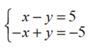 Use matrices to solve each system of linear equations. - 