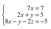Use matrices to solve each system of linear equations. - 