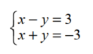 Solve each system of equations by graphing. - 