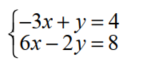 Use matrices to solve each system. - 