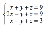 Solve each system of equations graphically. - 