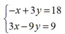 Solve each system using matrices - 