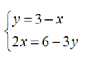 Solve each system of equations graphically - 