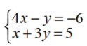 Solve each system of equations graphically - 