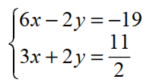 Solve each system using matrices. - 