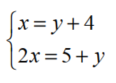 Solve each system of equations graphically. - 