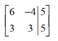 Write an equivalent system of equations that corresponds to given matrix. - 